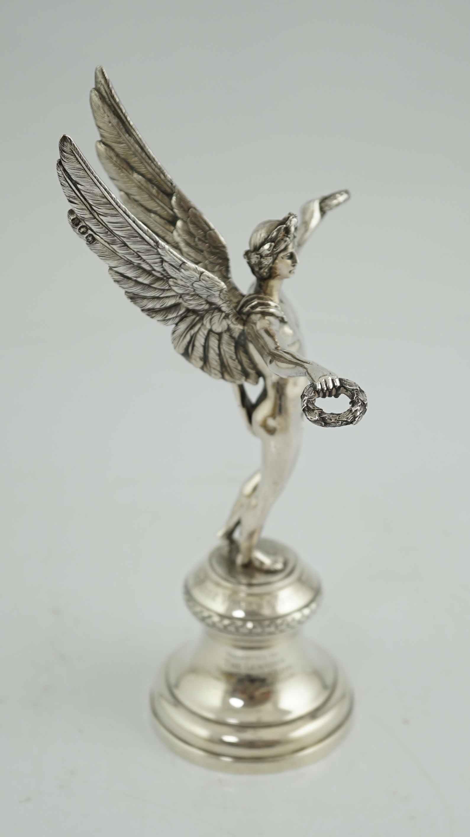 A George V silver presentation swimming trophy, 'The Rose Viner Trophy', by Viners Ltd